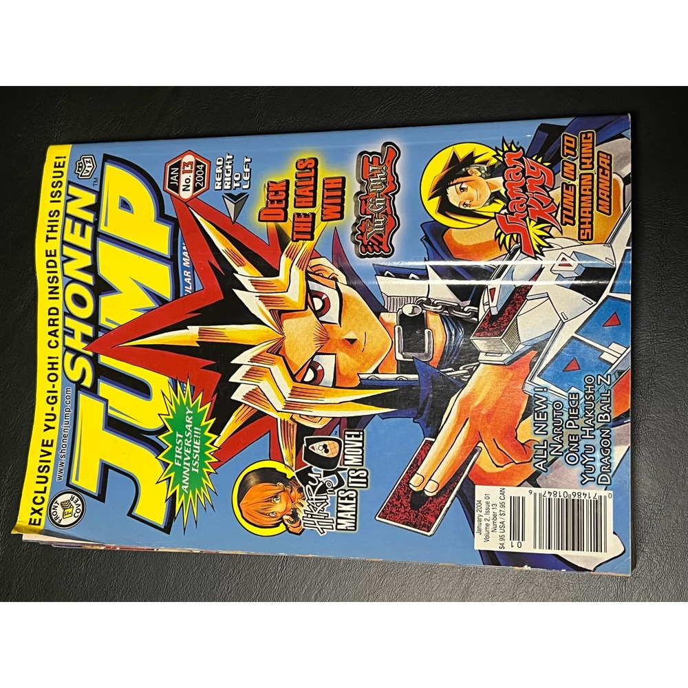 Shonen Jump Jan 2004 Vol 2 Issue 1 No 13 First Anniversary Yu-Gi-Oh Naruto Manga